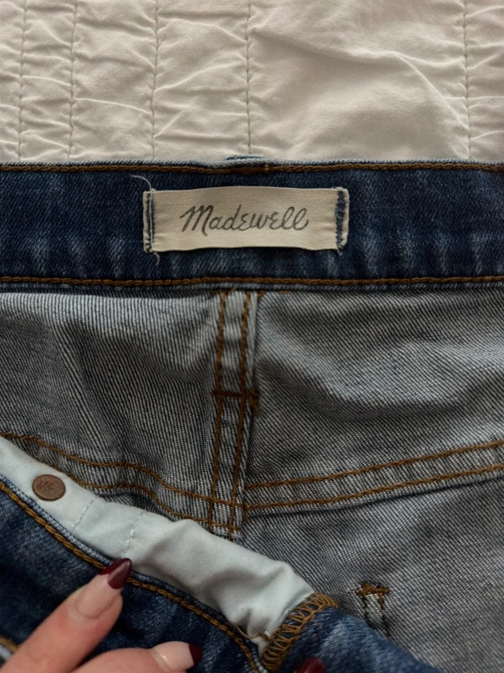 Denim Madewell shorts